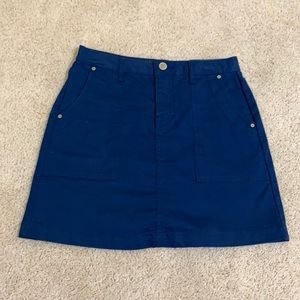 kids copper key navy skirt